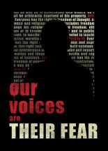 Our voices are their fear