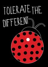Tolerate the different