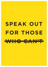 Speak out for those who can’t