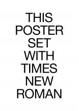 TIMES NEW ROMAN