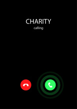 charity calling...