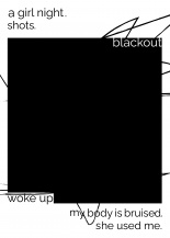 My story. A Shot of Blackout with Consent.