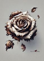 Withered flowers