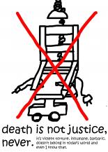 Child's Drawing- Death is not justice, never