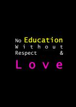 No Education without Love