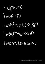 I want to learn