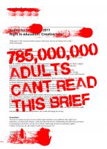 785,000,000 adults cant read this brief