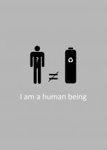 i m a human being